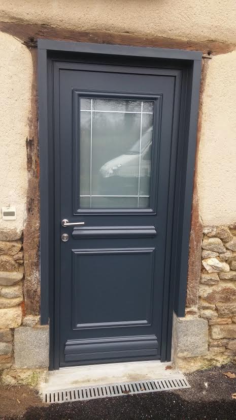 Porte D'entrée Aluminium Topaze