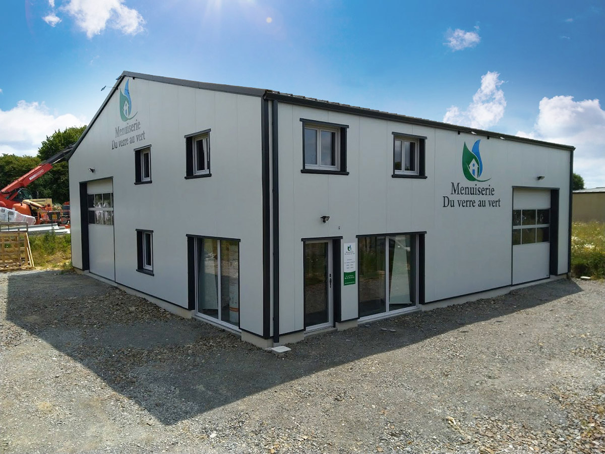 Menuiserie Rennes DU VERRE AU VERT